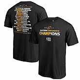 Cleveland Cavaliers Fanatics Branded 2018 Eastern Conference Champions Backcourt Roster T-Shirt Black,baseball caps,new era cap wholesale,wholesale hats